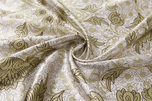 Silk-Feel 35x35 Satin Hair Scarf | Multi-Way Head Wrap for Sleep, Style & Hijab | Gift-Ready Fashion Scarf for Women - color: Champagne