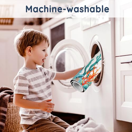 LNOND Bath Mat for Tub for Kids, Toddler Bathtub mat Non Slip, Sea Mermaids Kids Bath Mats for Bathroom Non Slip with Drain Holes and Suction Cups,Machine Washable (40 X 16 Inch) - color: Sea Mermaids