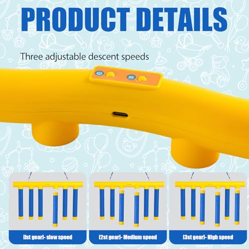 Reflex Game, Hand Eye Coordination Training, Reflex Challenge for Party Nights, Reaction Time Training, Stick Drop Reflex Challenge Game, Catching Sticks Game, Yellow