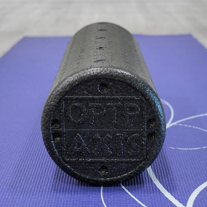 OPTP AXIS Firm Foam Roller, High Density Foam Roller for Sports Training, Pilates, Fitness Exercise and Physical Therapy (Black, 18" X 6" Round) - color: Black - 18" X 6" Round