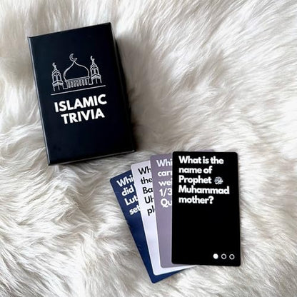 Islamic Trivia Card Game, 100+ Questions in 4 Categories, Educational Family Game, Perfect Eid Gift and Ramadan Gift for Muslims
