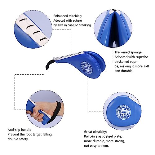 Taekwondo Kick Pads, Striking Karate Martial Arts Training Target Pad, Taekwondo Double Kick Train Strike Pads Target Tae Kwon Do Karate Kickboxing
