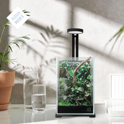 SOL Adjustable Light Stand - Nano Light Riser for Small Planted Aquariums - Heavy Duty Black - color: Black, size: Adjustable Stand