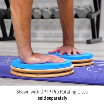 OPTP Foam Disc Pads - 10 1/2" Soft Foam Pads - Foam Balance Pad Set Pairs with the OPTP Pro Rotating Discs for Comfortable Hand and Forearm Placement. Made in the USA
