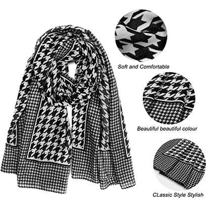 FINIZO Women's Fashion Scarves, Lightweight Cotton Blend Neck Scarves - color: 13