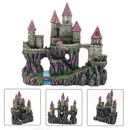 Aquarium Resin Ship Ornament,Shipwreck Fish Cylinder Decoration Rockery is Suitable for Fresh Water Seawater Aquarium Decoration