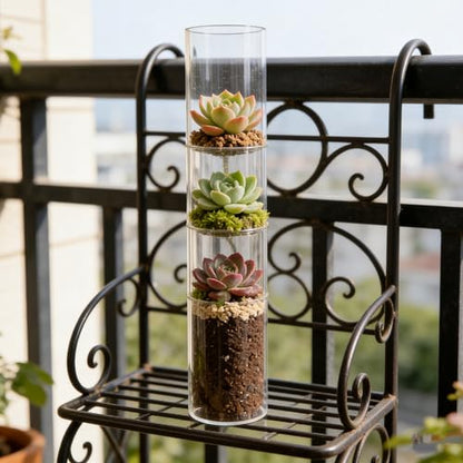 FixtureDisplays® Clear Acrylic Tube 2" (Nominal) Diameter (1.9685" Exact Outside dim) x 24" Long, 5/64" (2mm) Wall Open Ended 15137-24"-1PK-NPF - size: 2" Dia X 24" 1PK