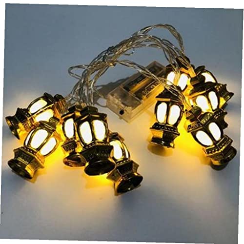 Ramadan Led Lights Warm White Plastic Kareem Lantern Decor Eid Festival Party Decoration Supplies