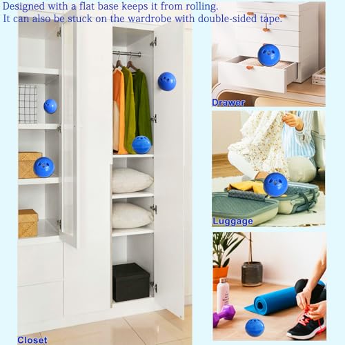 Odor Deodorizer Balls for Sneaker, 6 Pack Shoe Deodorizer Balls, Fresh Linen Sneaker Deodorizers Balls Strong Odor Eliminator Small Spaces Air Fresheners for Gym Bags, Drawers, Locker