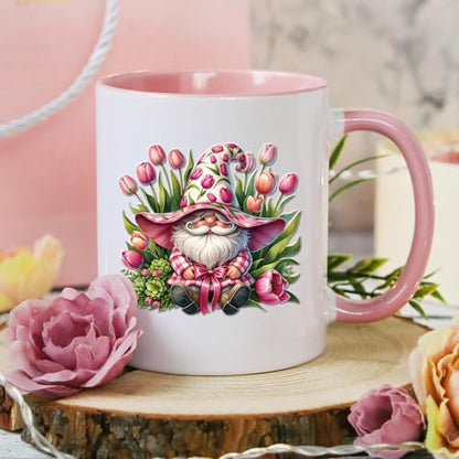 UV DTF Cup Wrap - 20 Pcs Gnome Flower UV DTF Transfers Stickers for 16 OZ Spring Butterfly Waterproof UVDTF Transfer Decals for Glasses Cups Mug DIY Crafts - style: Gnome