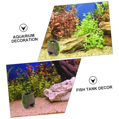 ULTECHNOVO 1pc Simulated Wine Barrel Aquarium Ornament Landscape Ornament for Fish Tank Hiding Cave Ornament Fish Tank Decor Aquarium Decoration Simulation Barrel Hiding Cave