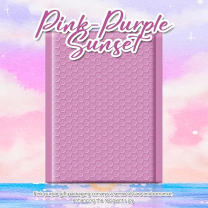 Fuxury Bubble Mailers 6x10" Pinkish Purple Padded Envelopes 600 Pack Bulk | Usable Size 6x9" Self Seal Mailing Envelopes Bubble Padded Shipping Bags for Mailing Jewelry, Makeup,Small Business #0 - color: Pinkish Purple, size: 6x10" 600PC