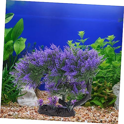 PRETYZOOM Simulated Pine Tree Aquarium Decoration Vivid Model Artificial Tree for Fish Tank Realistic Pine Tank Supply Easy Care Aquarium Decor