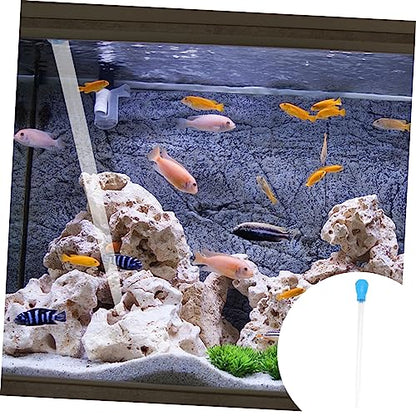 Amosfun Aquarium Cleaning Kit 50ml Fish Tank Waste Extractor Manual Pipette Dropper Coral Feeder Fish Tank Waste