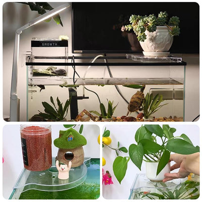 2PCS Aquarium Corner Shelf for Rimless Fish Tank Fish Tank Plant Holder Aquarium Plant Holder for Aquatic Plant Planter
