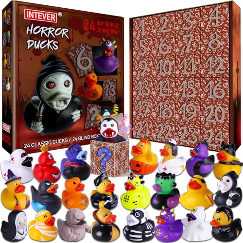 Halloween Advent Calendar 2026 – Horror Rubber Duck Christmas Countdown - color: Horror