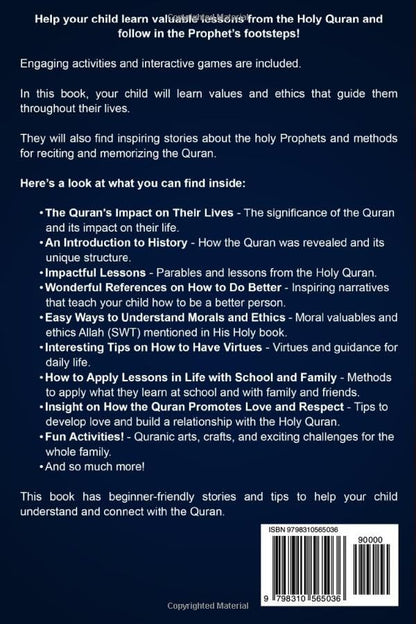 Quran for Kids: Inspiring Children to Discover, Love, and Connect with the Holy Book of Allah: An Engaging Introduction to Islam (The Islamic Spiritual Journey Series)
