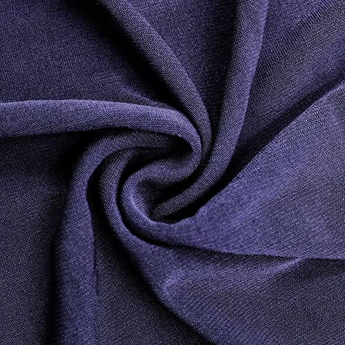 ZGMYC Women Shiny Rhinestones Muslim Hijab Elegant Long Turban Cap Head Wrap Scarf - color: Dark Blue
