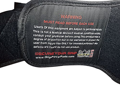 Grip Power Pads Gym Weight Lifting 6" Wide Neoprene Double Belt for Men Back Lumber Support Fitness Exercise Bodybuilding - size: 2X-Large 45" - 48.5"
