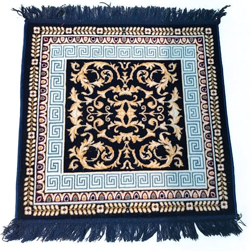 Pooja Aasan in Velvet 20 Inch – Soft Prayer & Meditation Seat, Puja Cloth Rug for Home Temple, Yoga & Daily Worship | Multi-Purpose Floor Seating Mat, Travel Mat, Mattress Mats, Car Seat Cover Decor