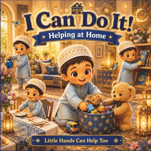 I Can Do It! – Helping at Home with Yusuf: An Islamic Toddler Book for Building Independence, Responsibility, Kindness, and Everyday Life Skills | Helping at Home for Muslim Preschoolers Ages 2–5