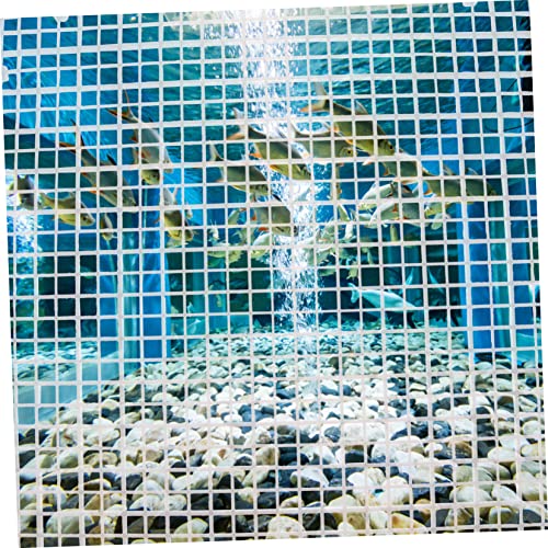 Toyvian 1set Aquarium Grid Divider for Fish Tanks Isolation Board Cups for Breeding and Separation Clips and Zip Ties