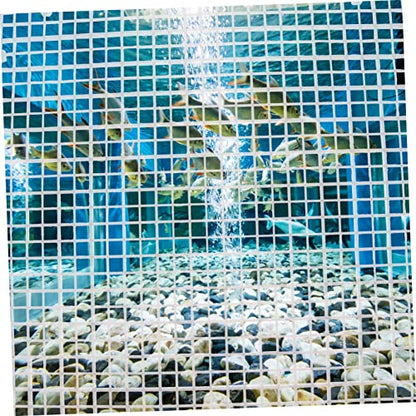 Toyvian 1set Aquarium Grid Divider for Fish Tanks Isolation Board Cups for Breeding and Separation Clips and Zip Ties