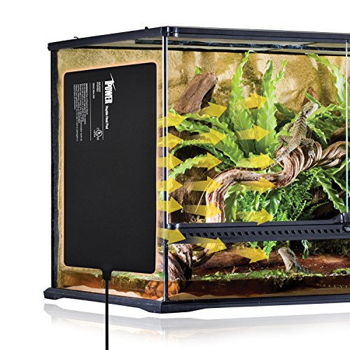 iPower 8 by 18-Inch 24W Reptile Heat Mat, Under Tank Warmer Terrarium Heat Pad for Turtles Lizards Frogs and Other Small Animals, Multi Sizes - size: 8" x 18", style: Heat Pad