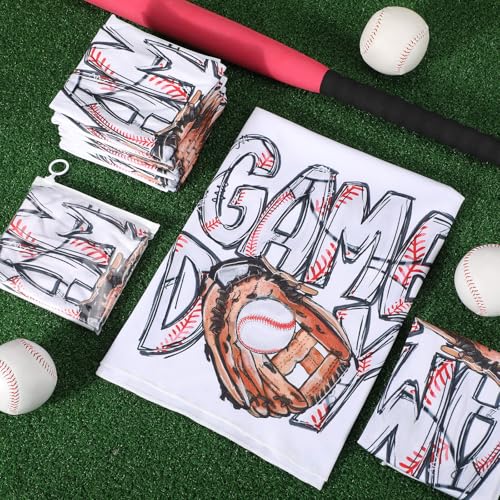 12 Pcs Baseball Game Day Accessories Football Cooling Towels Ball Team Gift Microfiber Basketball Breathable Chilly Towel 35"x15" Sports Soft Ice Towel for Coach Training(Baseball) - style: Baseball