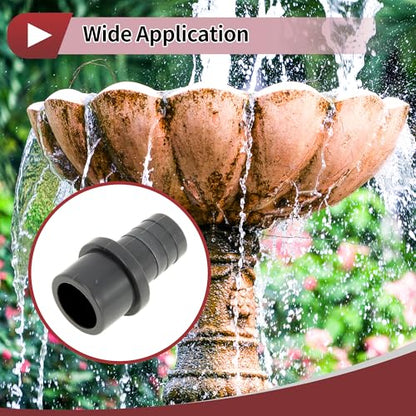 Plastic Hose Barb Fitting 1-1/4" x 1"Barb OD Straight Through Pipe Connector Grey 5 Pcs - color: Gray, size: 1-1/4"x 1" OD