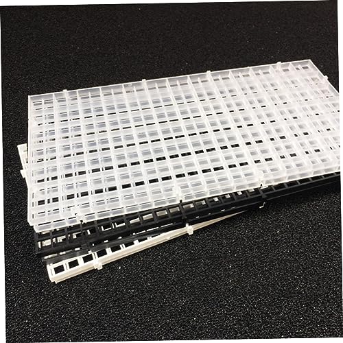Toddmomy 6pcs Aquarium Isolation Panel Practical Fish Tank Divider Plate for Breeding and Separation Easy to Install White Crate for Aquarium Supplies