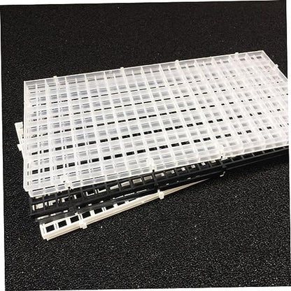 Toddmomy 6pcs Aquarium Isolation Panel Practical Fish Tank Divider Plate for Breeding and Separation Easy to Install White Crate for Aquarium Supplies