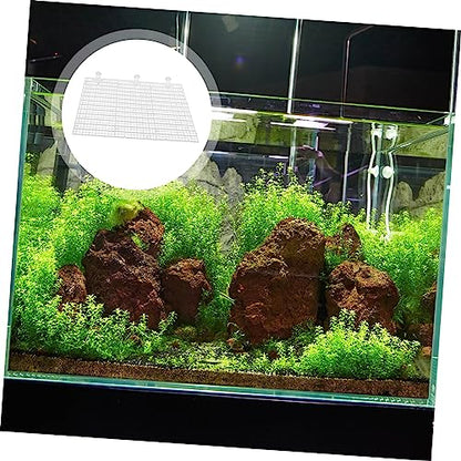 Happyyami 1set Aquarium Divider Fish Tank Separation Tool High-Transparency for Breeding Easy to Install Panels Cups for Fish Isolation - color: Transparent