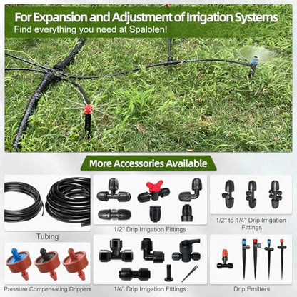 100 Pack Drip Irrigation Stakes for 1/8 to 1/4 Inch Drip Irrigation Tubing Hose Irrigation Support Stakes 5.79 Inch High Suitable for Raising the Height of Drip Emitters/Heads or Drip Irrigation Parts - size: 100PCS Drip Irrigation Stakes