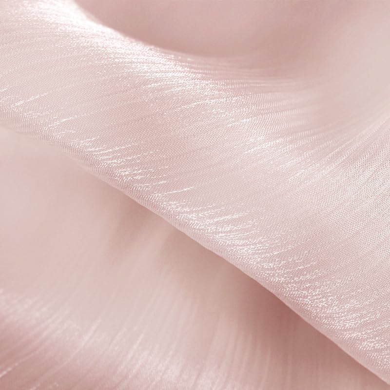 Lina & Lily Sheen Shimmer Women's Crepe Scarf Shawl Wrap Head Hijab Lightweight - color: Blush Pink