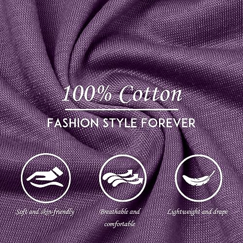 Turban Head Wrap Scarf,African Women' Soft Long Scarf Shawl Hair Bohemian Headwrap Stretch Headband Tie - color: Set C-purple+khaki+black