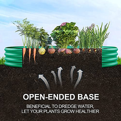 Land Guard Green Raised Bed, 6×3 ft Elevated Planter Box, Raised Beds for Gardening Vegetables（Green）… - color: 3-green, size: 6×3×1ft(1pcs）