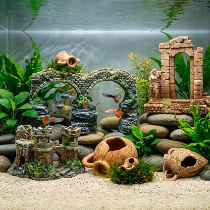 Amtra Wave Greek Arc Aquarium Ornament