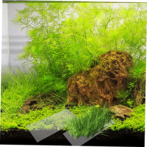 2pcs Aquatic Mesh Sturdy Mesh Pad Mesh Nets Aquarium Cleaners Aquarium Filter Pad Aquarium Mesh Pads Aquatic Wall Mesh Bendable Net Stainless Steel Plant Stand Multifunction - size: 30x20cm