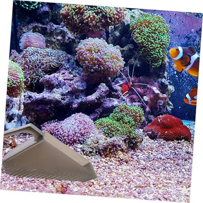 Convenient Multi-Function Fish Tank Shovel Plastic Aquarium Cleaning Tool for Sand Substrate and Sediment Removal Essential Accessory for Freshwater and Aquatic Plant Care