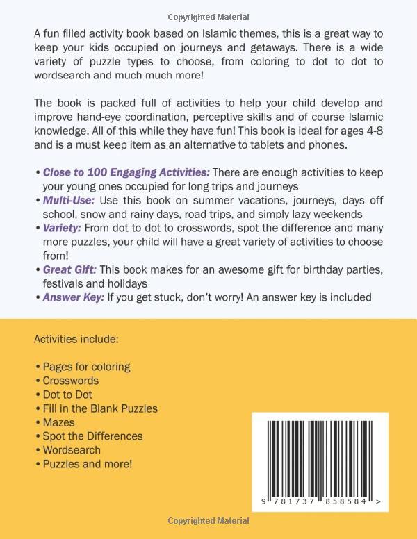 Islamic Activity Book: Over 100 Fun Activities! (Fun Islamic Education for Kids)