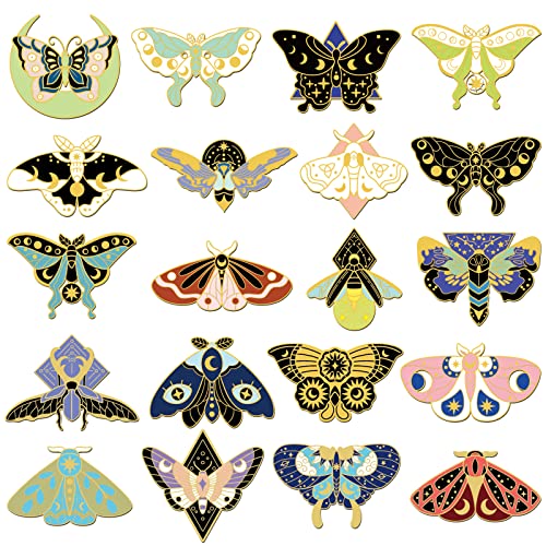 TaoBary 40 Pieces Butterfly Magnetic Bookmarks Bulk, Cute Locker Magnets Page Markers, Back to School Supplies for Classroom Students Teachers Gifts Book Lovers Reading Bulletin Board Decor(Vivid) - style: Vivid