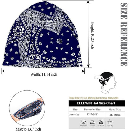Cotton Slouchy Beanie Hip-Hop Soft Lightweight Running Beanie Adult Skull Hats Cap for Men Women - color: Opentop-b-4pk-multi02