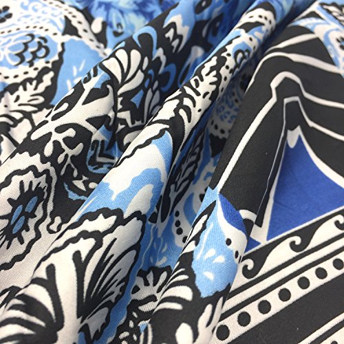 YOUR SMILE Silk Like Scarf Women's Fashion Pattern Large Square Satin Headscarf Headdress - color: 127