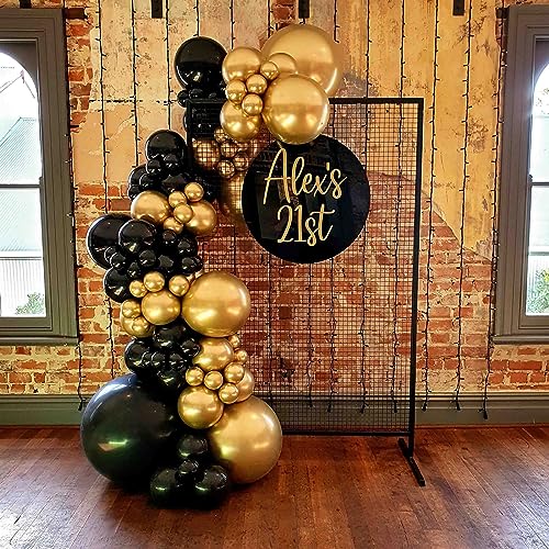 Voircoloria 110pcs Metallic Gold Chrome Latex Party Balloons, 12inch - color: 05 Metallic Gold, size: 12 inch - 110pcs