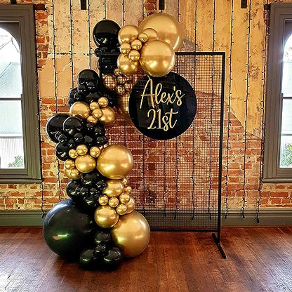 Voircoloria 110pcs Metallic Gold Chrome Latex Party Balloons, 12inch - color: 05 Metallic Gold, size: 12 inch - 110pcs