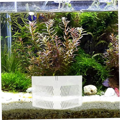 Hemoton Aquarium Divider Acrylic Grid Fish Tank Pump Guards Isolation Box for Easy Setup