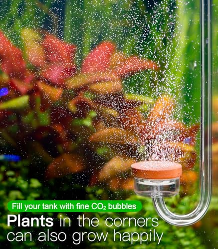 Acrylic CO2 Diffuser for Aquarium Planted Tank, Hooked version-30cm - color: Hooked version-30cm