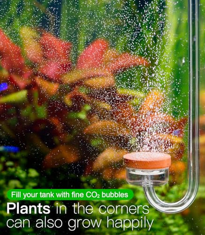 Acrylic CO2 Diffuser for Aquarium Planted Tank, Hooked version-30cm - color: Hooked version-30cm