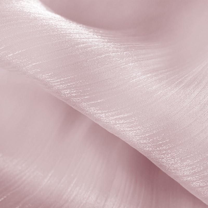 Lina & Lily Sheen Shimmer Women's Crepe Scarf Shawl Wrap Head Hijab Lightweight - color: Dusty Pink